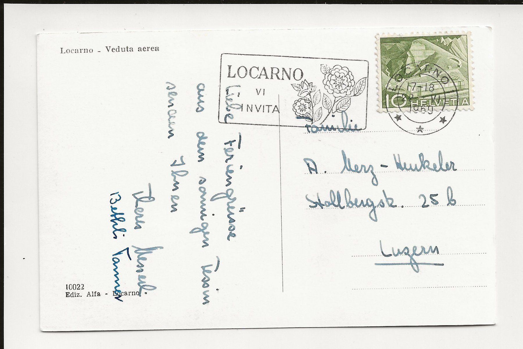 Cartoline postali: AK 1960 Locarno – Usato da Greifensee venduto da 315WDO 1