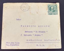BRIEFUMSCHLAG CHILE 1912