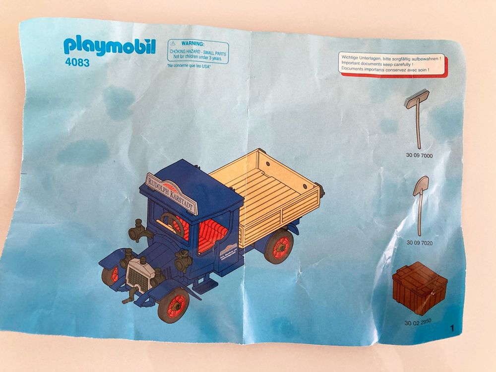 Playmobil Réf 70937 Neuf CAMION VICTORIEN VERT Oldtimer 1900 Dollhouse En Boite