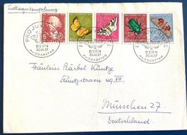 1957 / FDC Pro Juventute nach München