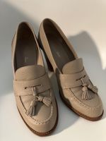 Loro Piana Lederschuhe mit Absatz, Gr. 38.5