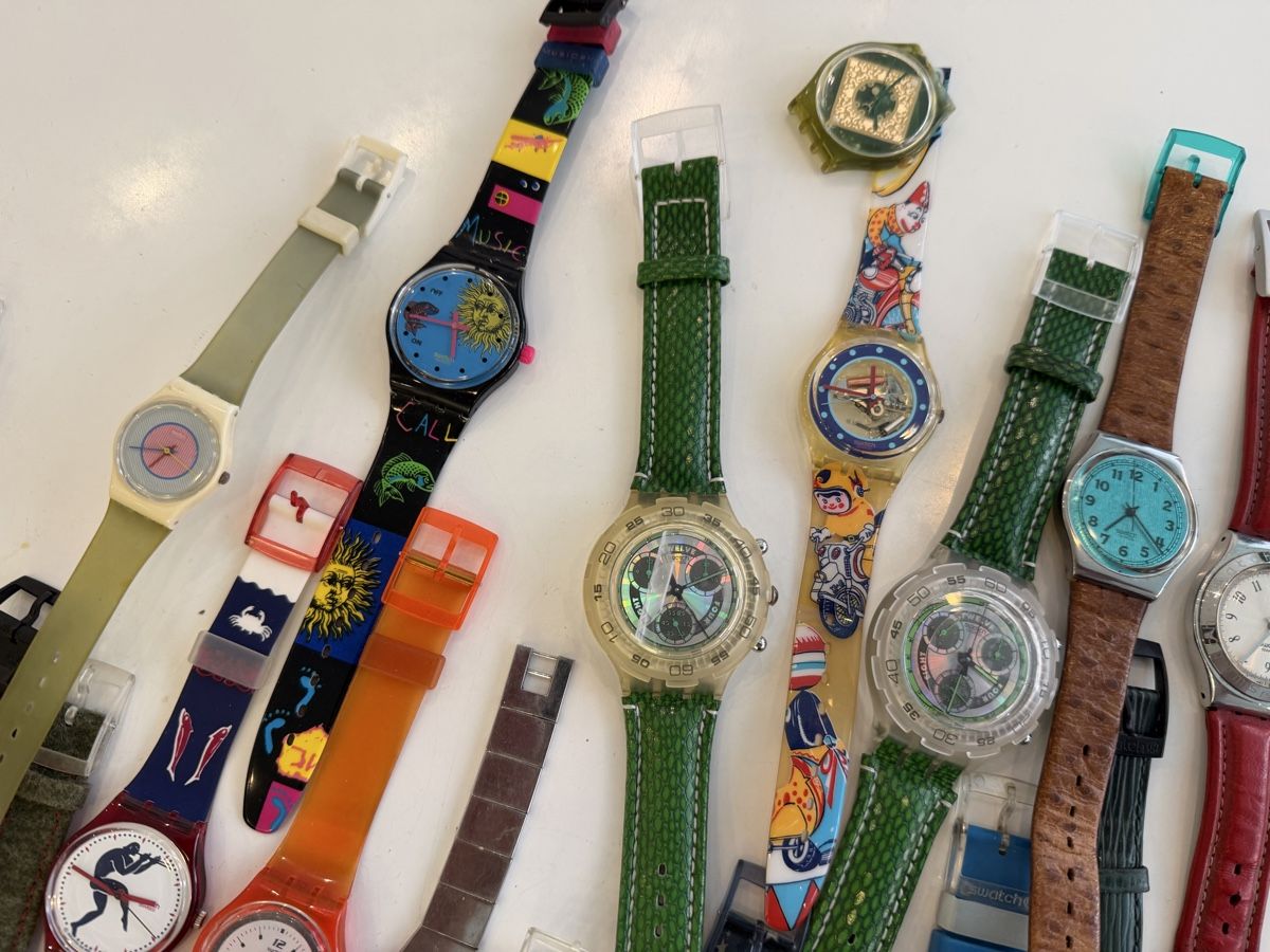 Swatch Uhren: 40 Swatch zum Basteln oder Aufbereiten – Defekt aus Lufingen von Rac0 5
