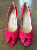 Pura Lopez Pumps, himbeer Wildleder, Gr. 39, neu! ...
