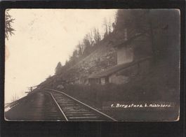 Mühlehorn GL am Walensee , Bergsturz 9.11.1924 , fotokarte