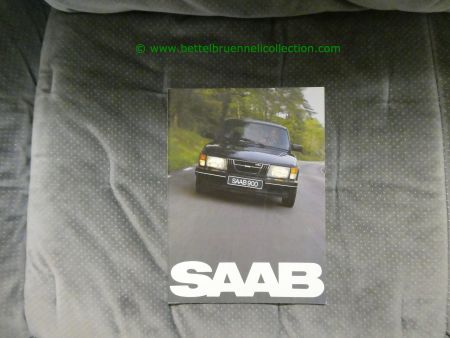 Saab 900 Turbo 1981 Prospekt deutsch