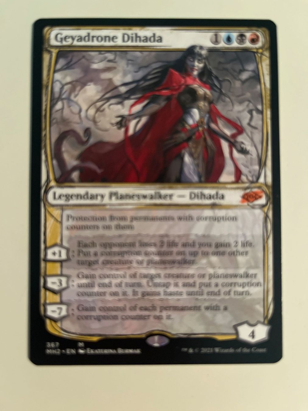 Magic The Gathering Sammelbilder & Trading cards: 1 x Geyadrone Dihada - Magic: The Gathering - MtG – Gebraucht aus Kriens von Shadi1980