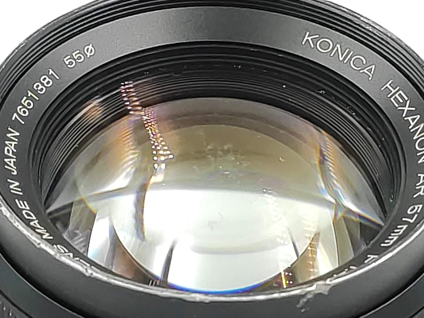 Konica Obiettivi: Konica Hexanon AR 57mm f1.4 Objektiv – Difettoso da Kreuzlingen venduto da Tewes 1