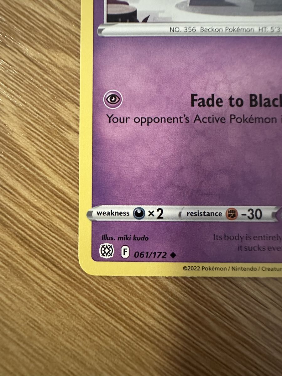 Pokémon Carte collezionabili: Dusclops #061/172 NM English – Nuovo (secondo la descrizione) da Winterthur venduto da sah_gn89 3