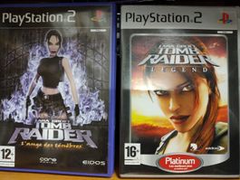 Lot 2 Jeux PS2 Tomb Raider - L'Ange des Ténèbres+Legend FR