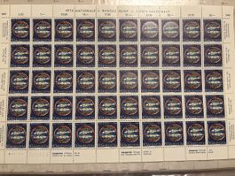 Briefmarken Block Schweiz 1968, 50 Rappen, Top Zustand!