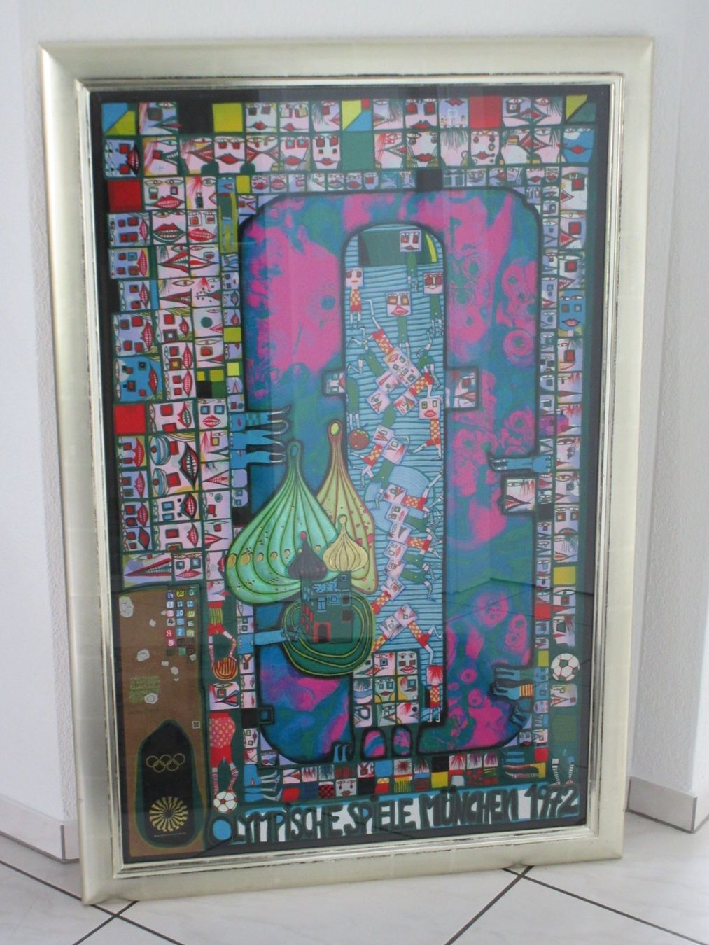 Poster & Bilder: Hundertwasser  Graphik "OLYMPIA MÜNCHEN 1972" HWG 54 – Neu (gemäss Beschreibung) aus Weinfelden von Kunst2010