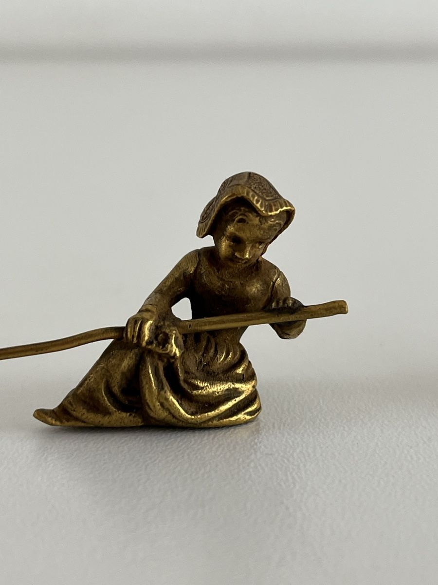 Statuette: 3 Stk. alte Figuren-Gruppe – Usato da Wetzikon ZH venduto da seli03 3