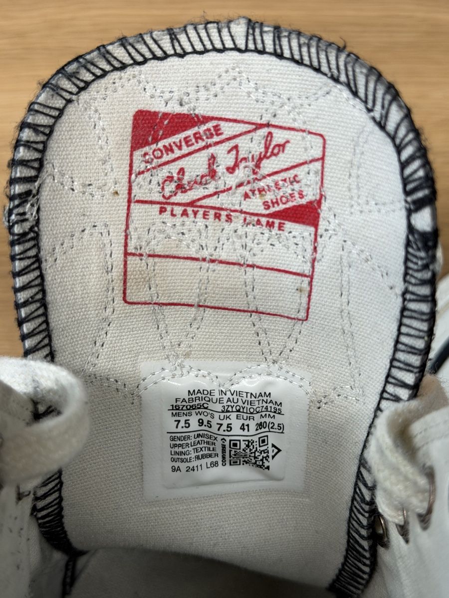 Chaussures hommes: Chrome Hearts X Converse Low - Cross Patch - EU 41 – Neuf (Voir description) à Horgen par alex51 4