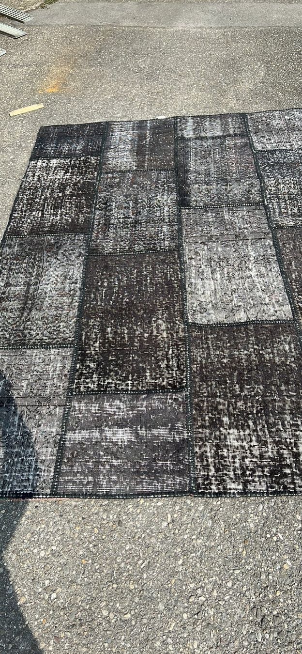 Tappeti: Handgeknüpfter Teppich Stonewash grau | LIQUIDATIONSVERKAUF – Nuovo (secondo la descrizione) da Luzern venduto da juliam_ 3