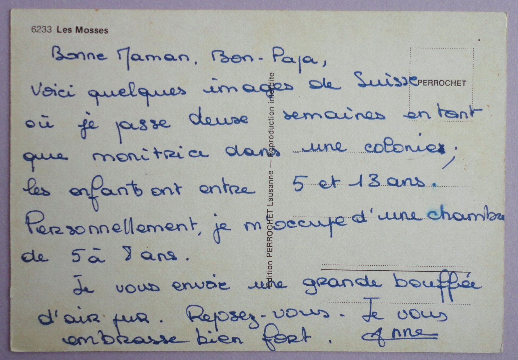 Cartoline postali: Les Mosses – Difettoso da Fétigny venduto da Billy2miny 1