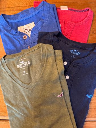 set von 4 Hollister T-Shirts, Grösse M,