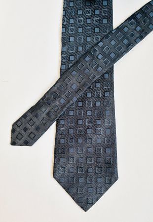 STRELLSON Seidenkrawatte Dunkelblau