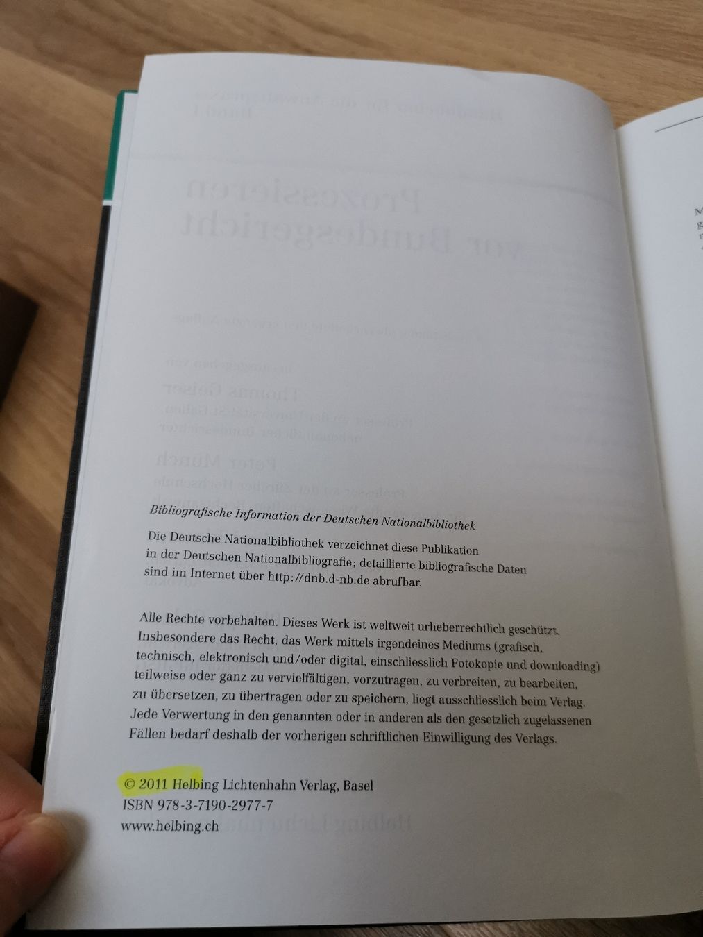 Libri: Prozessieren vor Bundesgericht / 3. Aufl. – Usato da Gelfingen venduto da Meierbeat 1