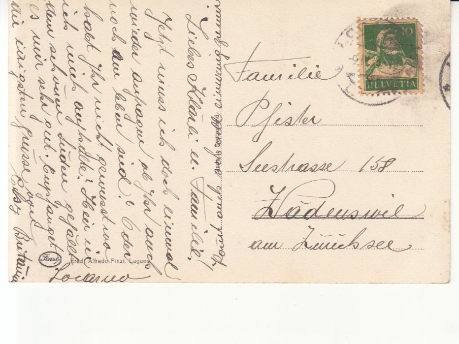 Cartoline postali: Locarno 1928 – Usato da Bürglen TG venduto da StampGraf 1