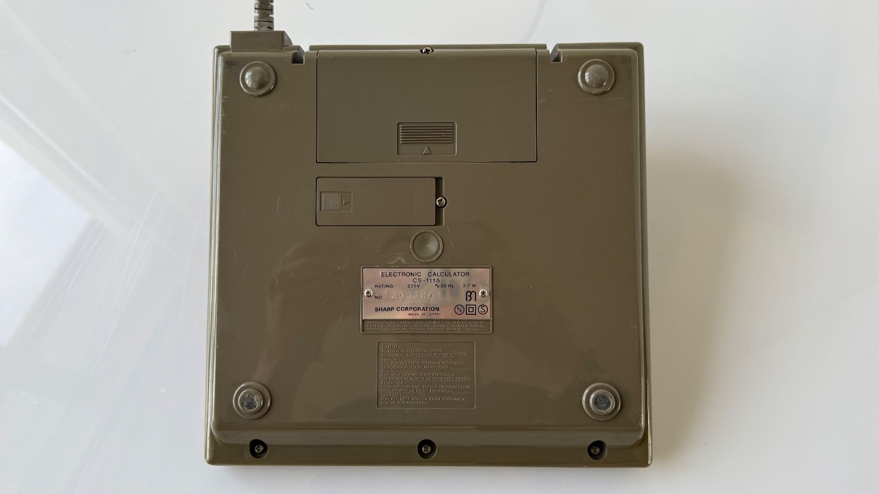 Sharp Taschenrechner: SHARP Electronic Tascherechner Compet CS-1115 – Gebraucht aus Jonen von BMWE369 5