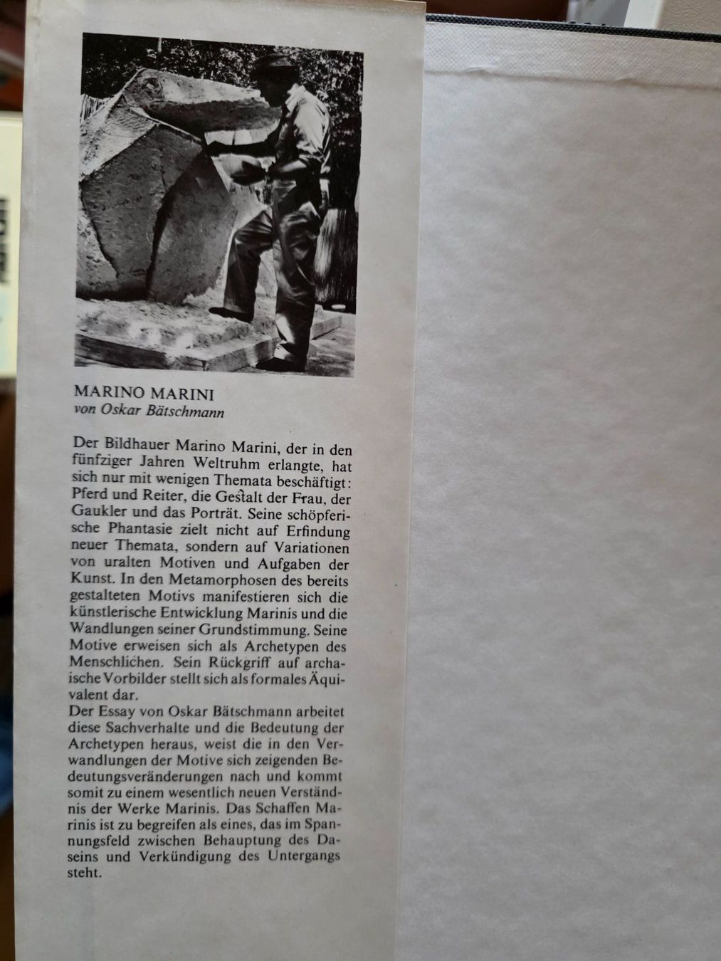 Libri: Marino Marini - Gestalter unserer Zeit - 1971 – Usato da Walterswil BE venduto da Lonitti 4