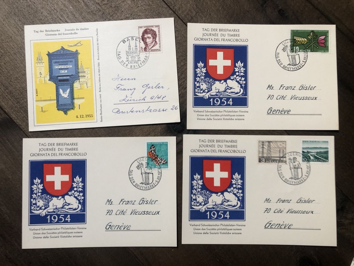 Alle Briefmarken: Sammlung TAG der BRIEFMARKE ab 1937 – Gebraucht aus Lufingen von Rac0 6