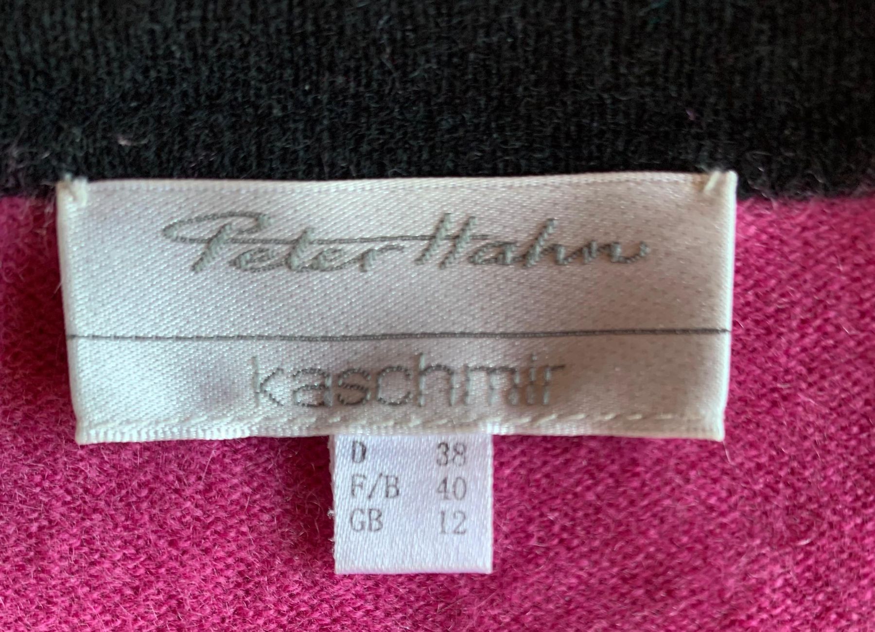Pullover & Sweatshirts: Peter Hahn 100% Kaschmir jaquette.  Chic! – Gebraucht aus Dompierre FR von fat_xth5 5