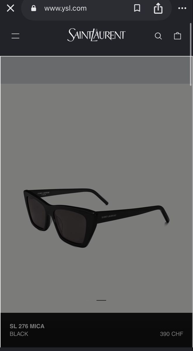Saint Laurent Occhiali & Lenti: SAINT LAURENT PARIS Sonnenbrille – Usato da Bonstetten venduto da AngelaF23 3