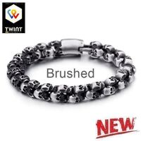 📌NEU Edelstahl Armband Totenkopf Schädel