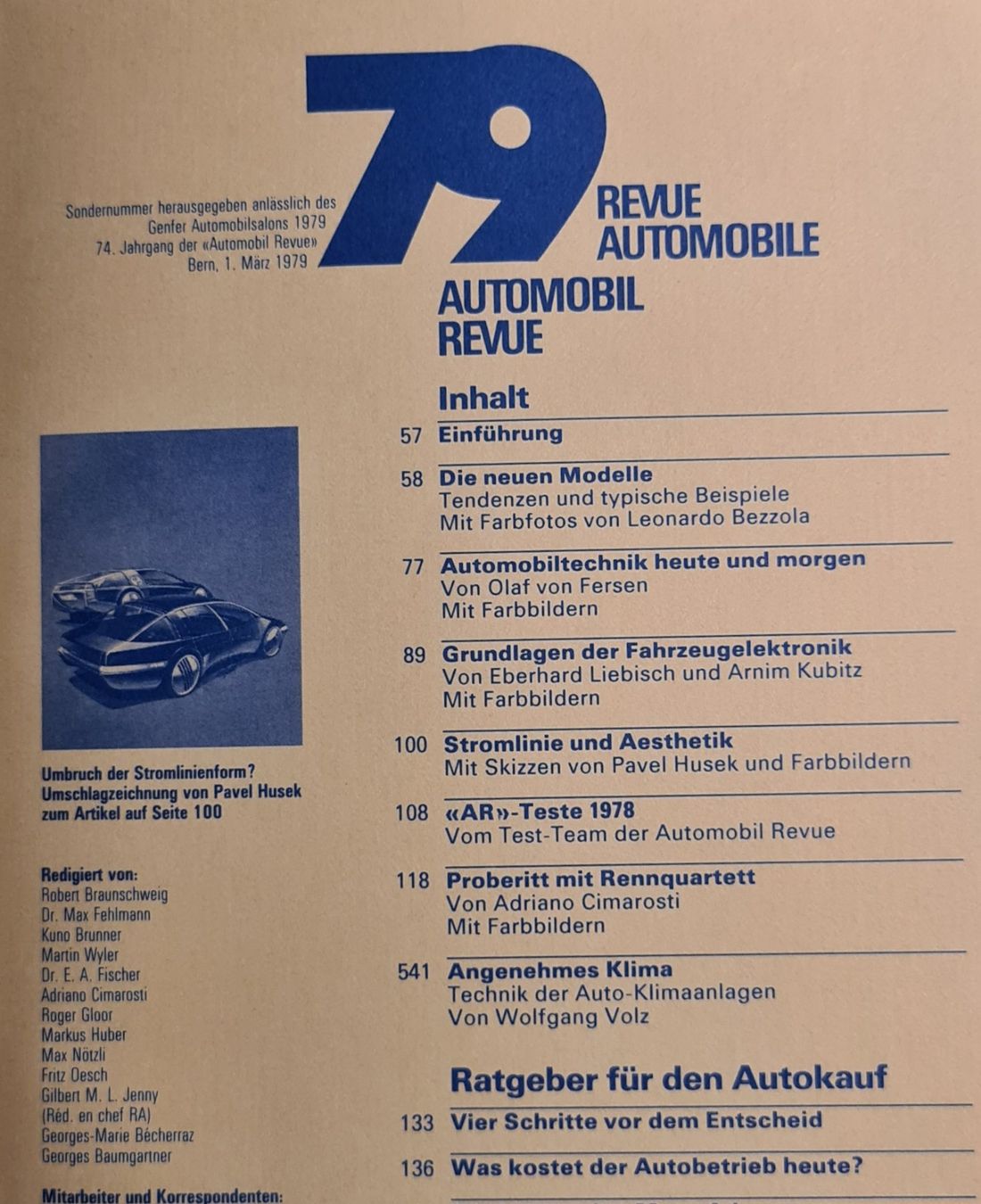 Riviste & Magazine: Automobil Revue 1979 – Usato da Lyss venduto da rochen54 1