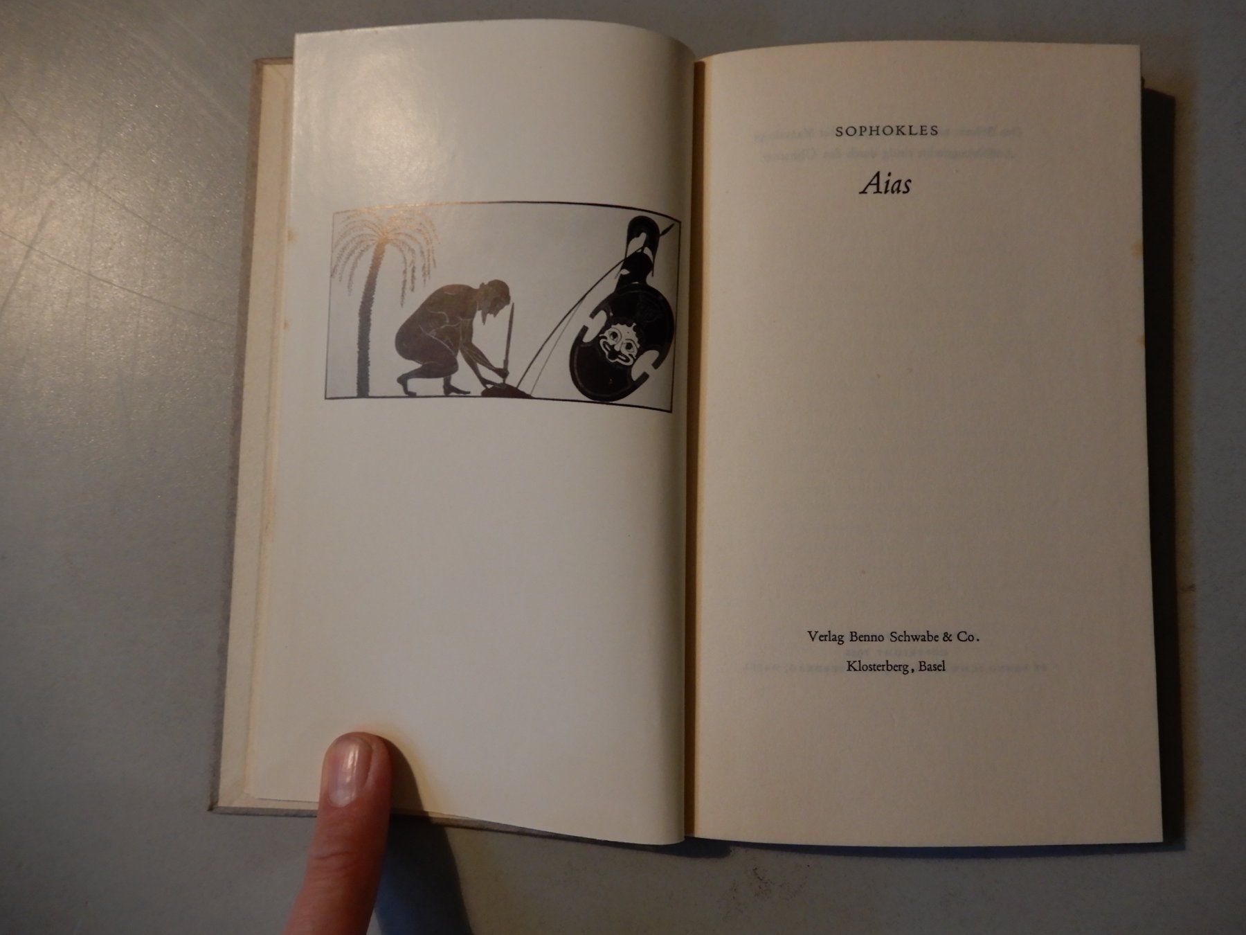 Libri: Sophokles Aias, Sammlung Klosterberg, Emil Staiger – Usato da Erstfeld venduto da Mario_boe0 3