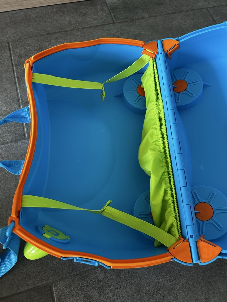 Trunki Valigie: Valise enfant Trunki bleu – Usato da Gorgier venduto da hcaroline4 2