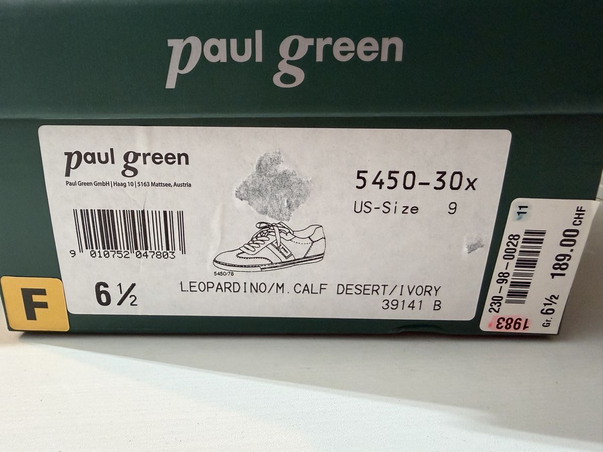 Paul Green Scarpe da donna: Baskets Paul Green léopard taille 40 neuves  – Nuovo e nell'imballaggio originale da Brügg BE venduto da Goob 8