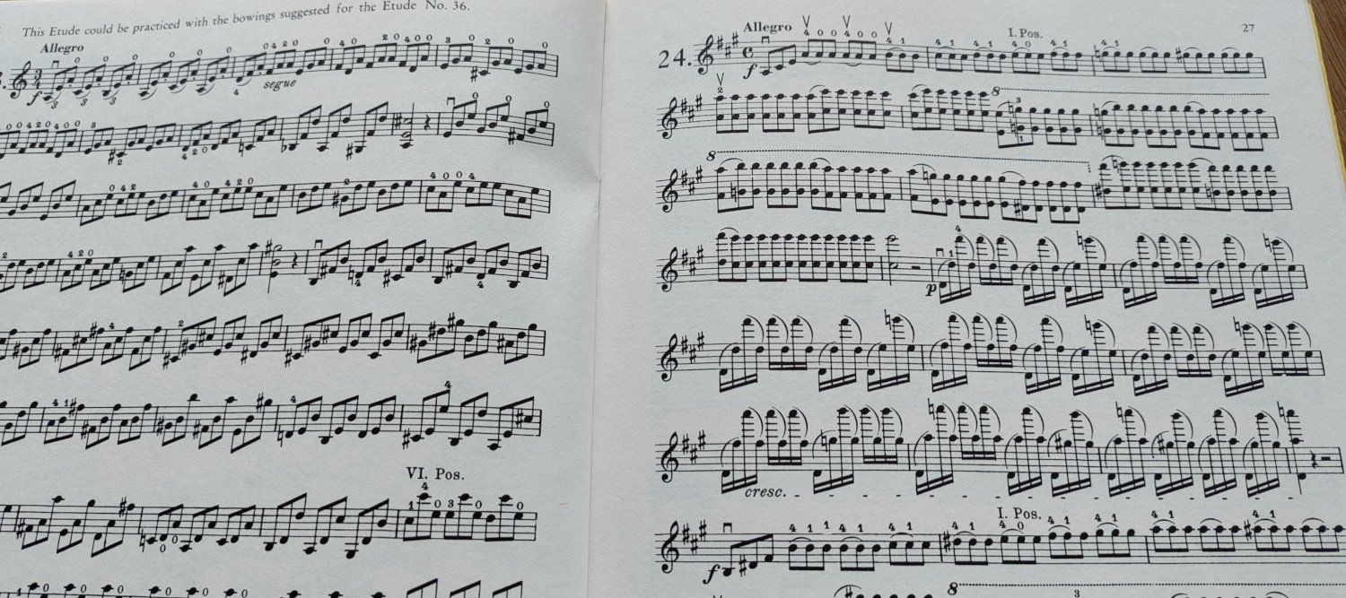 Bücher: Fiorillo 36 Etudes or Caprices Violin Solo – Neu (gemäss Beschreibung) aus Zürich von kba_579s 4