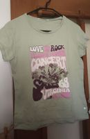 Damen T-Shirt hellgrün Grösse S Concert Print