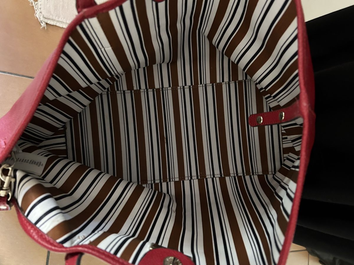 Guess Borse da donna: GUESS Leather Red Tote Bag with Attached Pouch – Usato da St. Gallen venduto da dec_2jy6 3