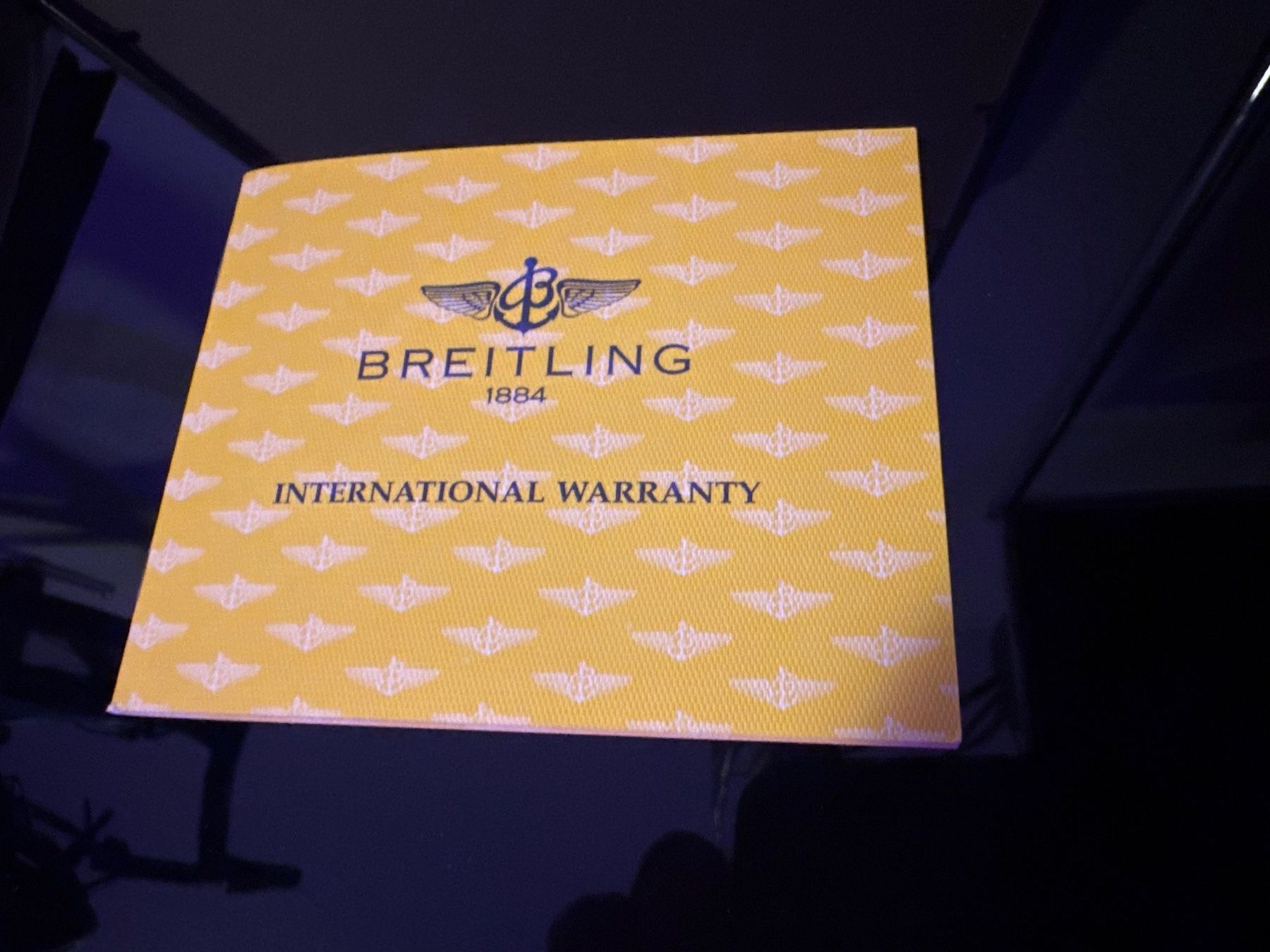 Breitling Orologi: Breitling Warranty Manual aus 1996 – Usato da Rüti ZH venduto da Oldexplorer 1