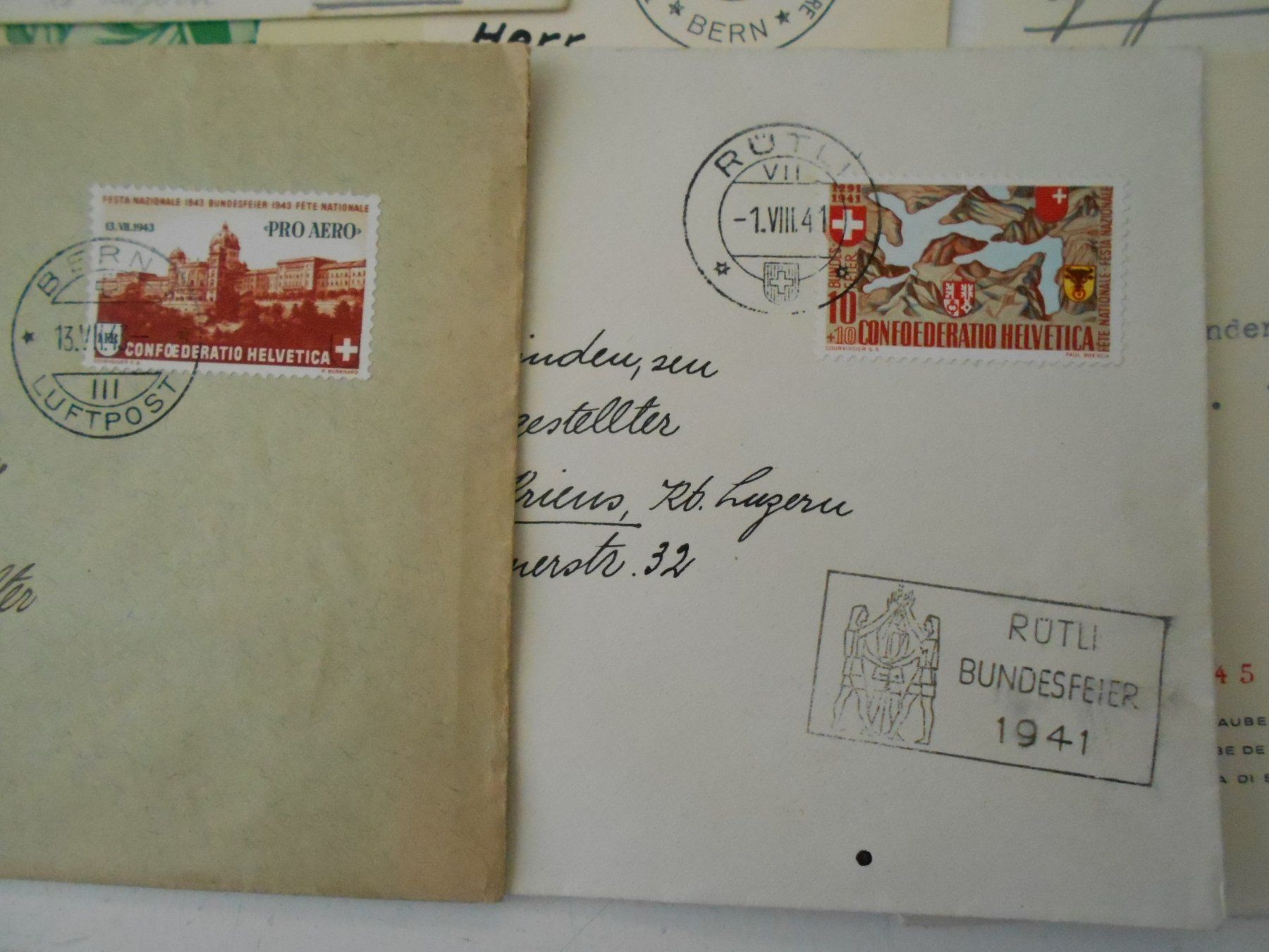 Tutti i francobolli: Briefmarken Lot 1940 er Jahre – Usato da Hünibach venduto da vielesachen 2