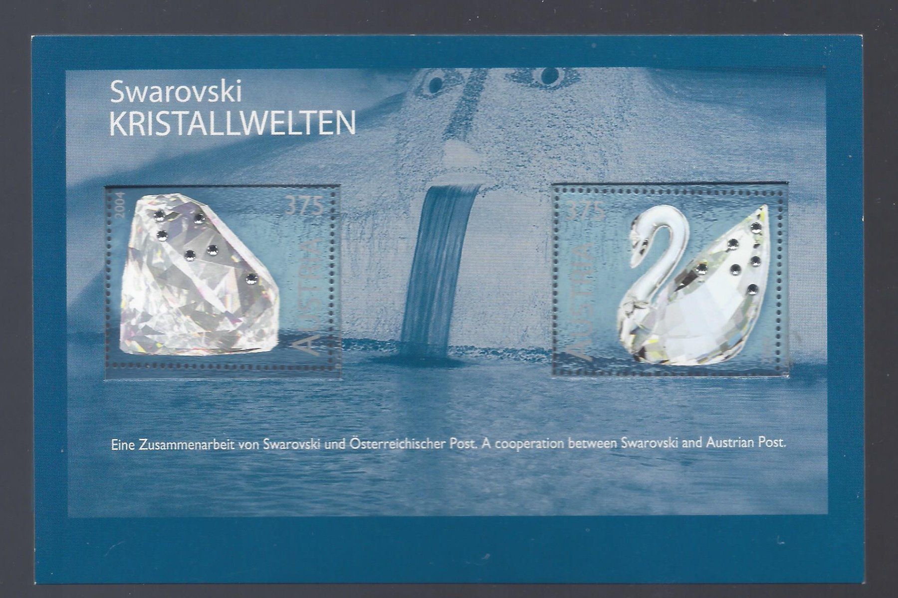 Alle Briefmarken: Östterreich Block Swarowski ** – Neu (gemäss Beschreibung) aus Les Valettes von Nuba1