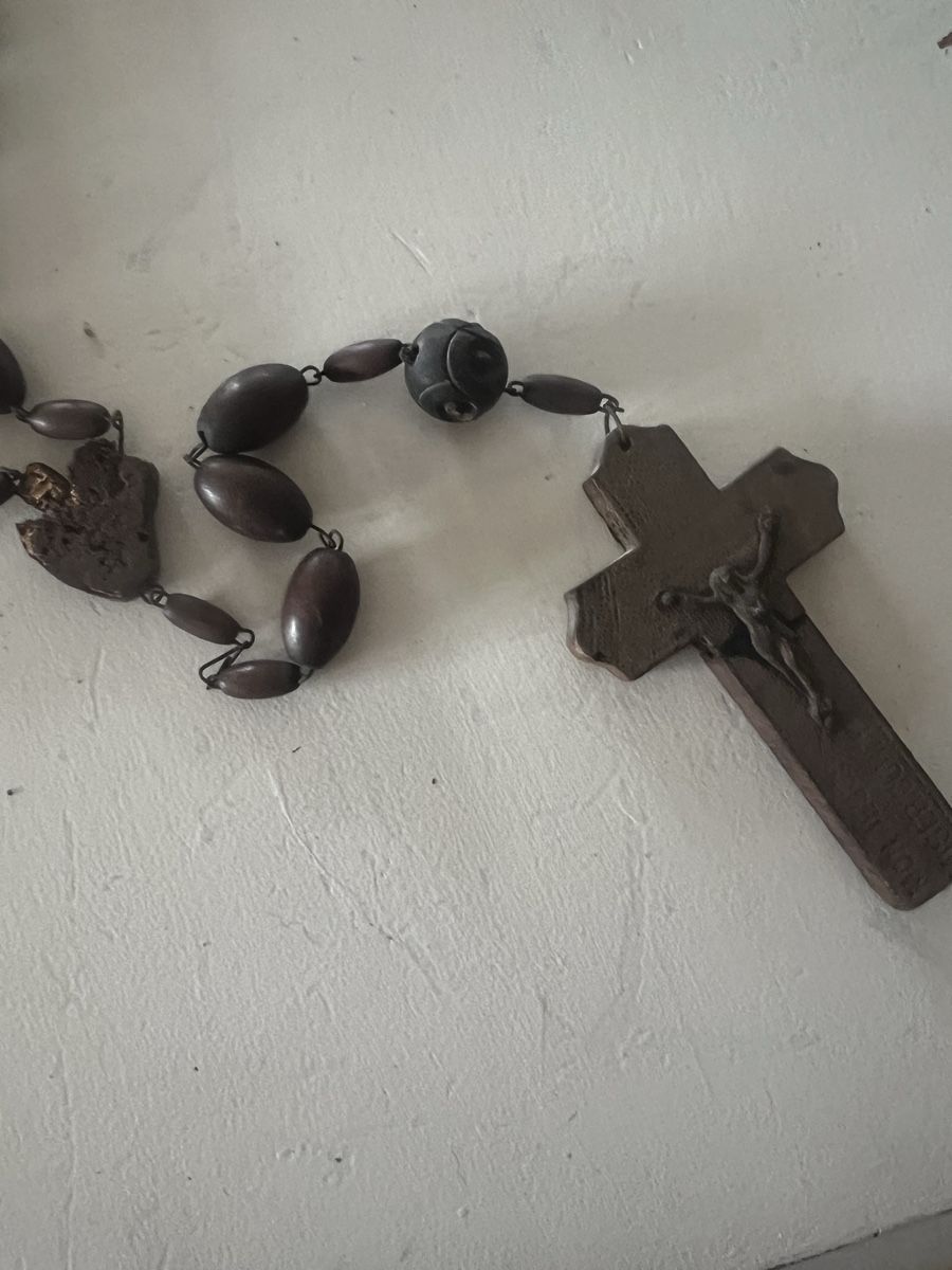 Sonstiger Schmuck: Alter großer Rosenkranz shabby – Gebraucht aus möhlin von lupo1972