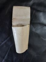 Taschenlapenhalter aus Leder Poizei Militär