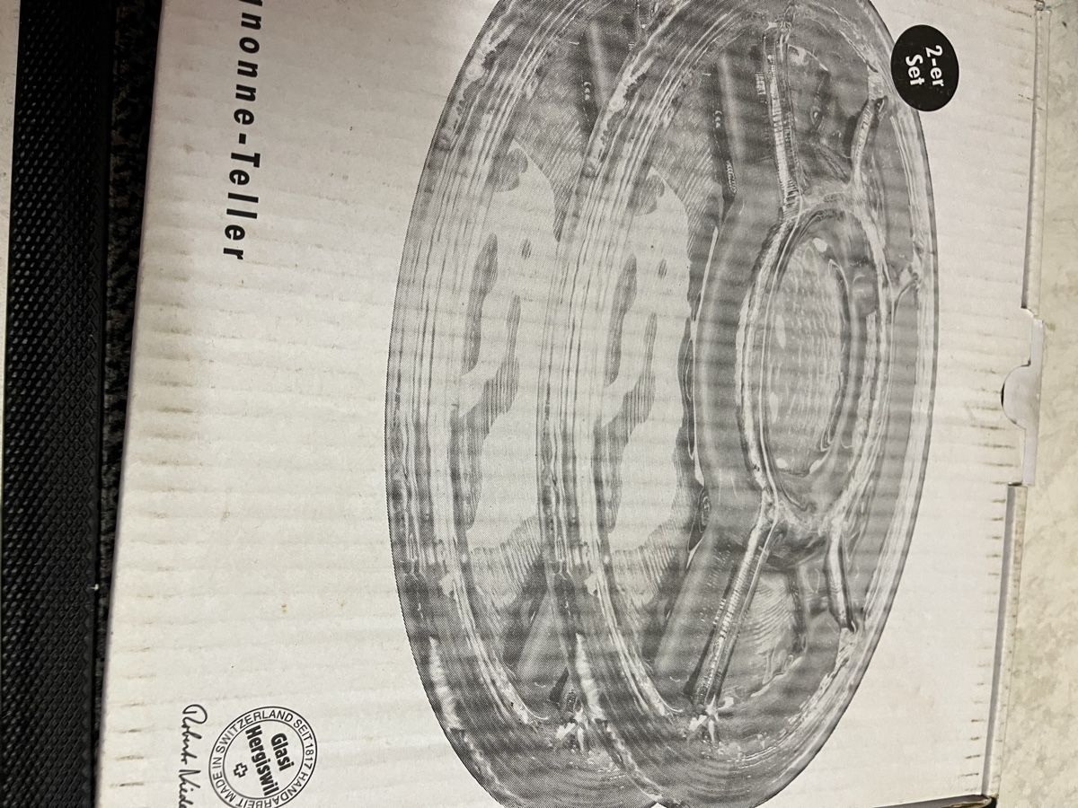 Assiettes: Haushalt, Glasteller – D'occasion à Wangen SZ par Annelies53