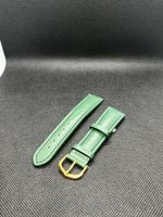 Cinturino in pelle verde