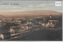 La Sarraz - Vue generale - coloriert