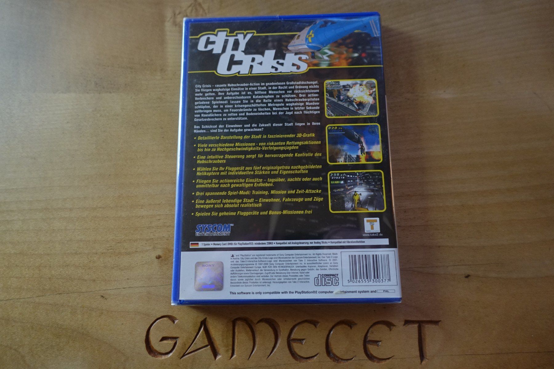Sony Spiele: City Crisis – Neu und originalverpackt aus Steinach von Gamecet 4