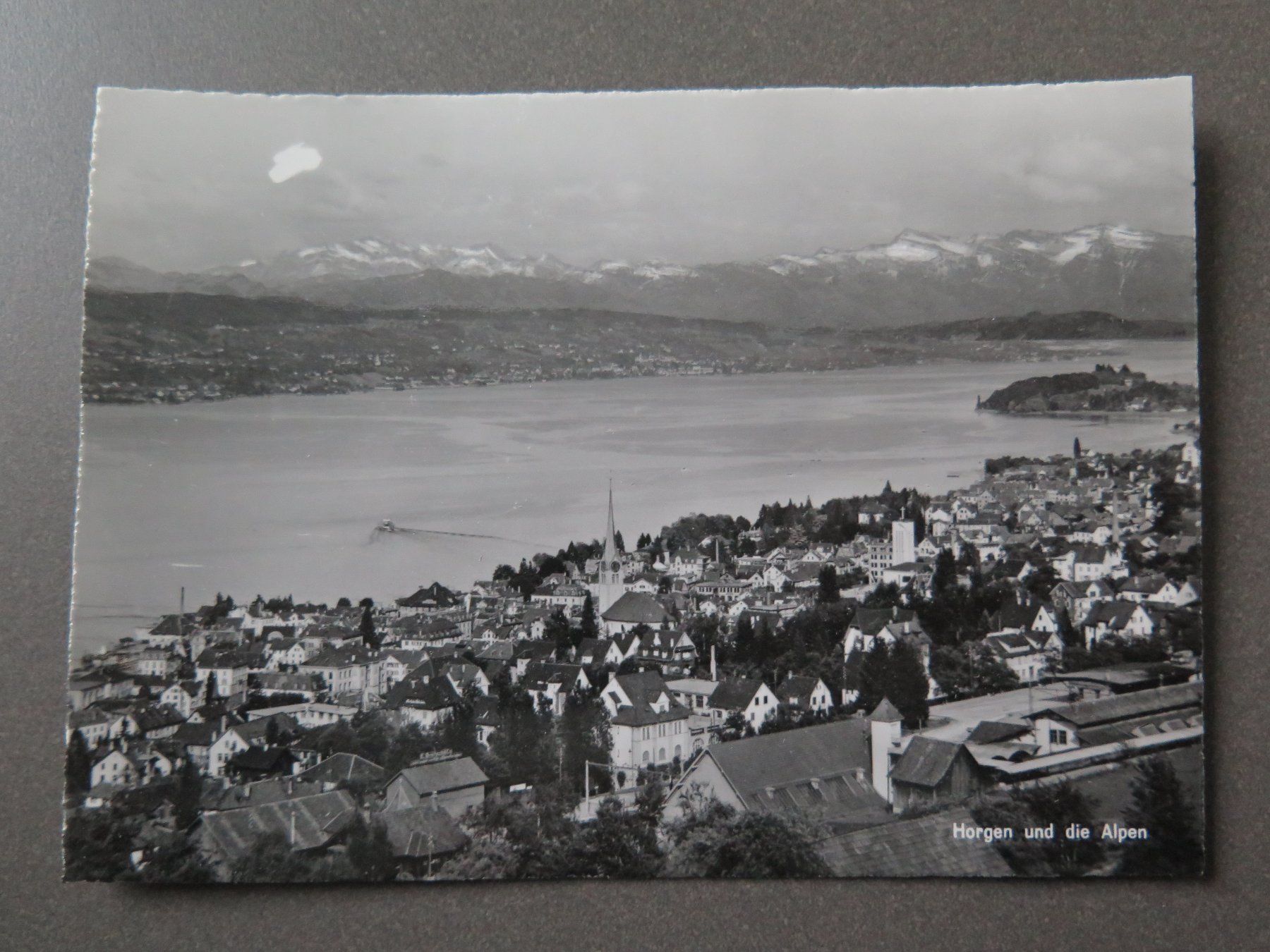 Cartoline postali: HORGEN UND DIE ALPEN – Usato da Wittenbach venduto da lipasal