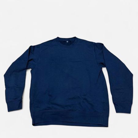 Uniqlo Men's Sweatshirt Dark Blue