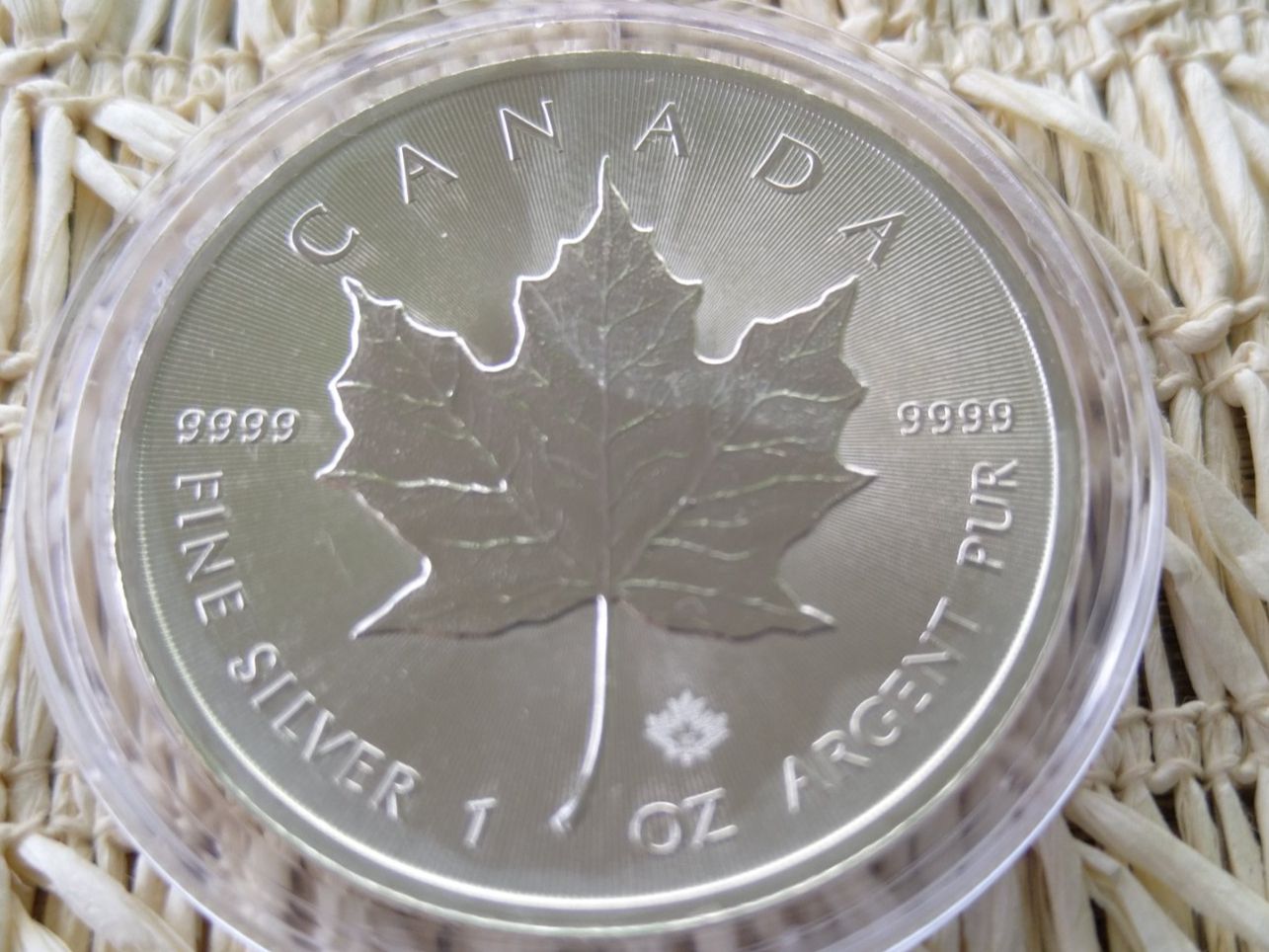 Tutti le monete: Silber Maple Leaf 1 oz - 2015 – Usato da Dättlikon venduto da Quarz58 1