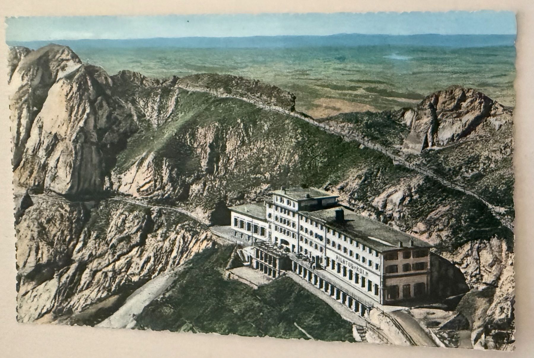 Ansichtskarten: PILATUS - Hotel Pilatus-Kulm - Ansichtskarte – Gebraucht aus Tegerfelden von siebenmacky