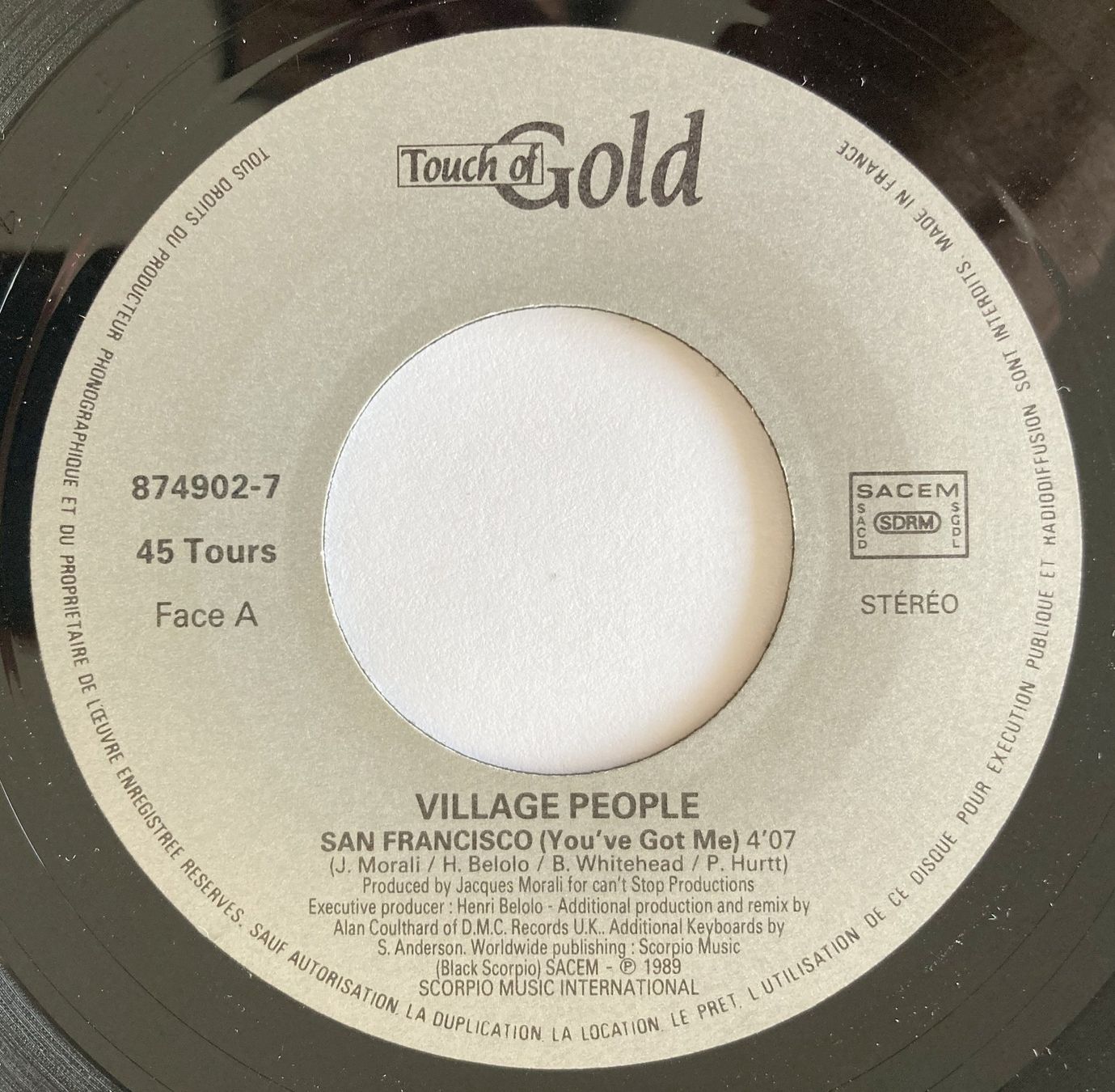 Schallplatten: VILLAGE PEOPLE - SAN FRANCISCO – Gebraucht aus Bottens von hotter-than-hell 2